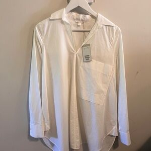 COS Cream Casual Button Down Shirt